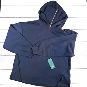 Wild Fable Mock Neck Zip Collare Hoodie NWT